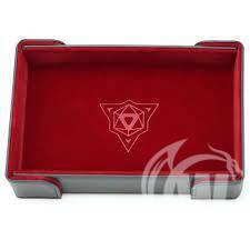 Rectangle Dice Tray - Red